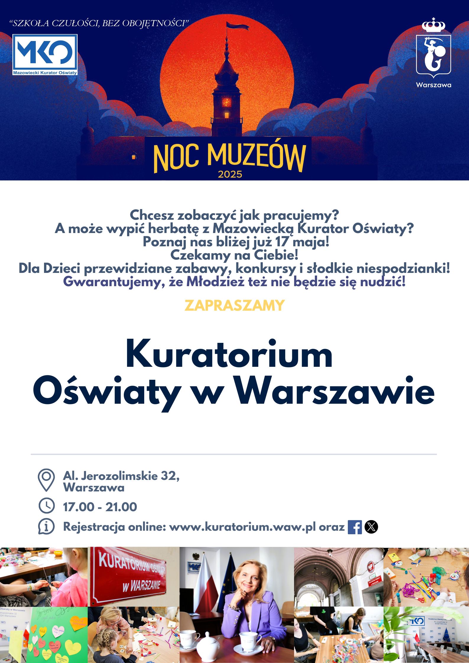 plakat Noc Muzeów 2025