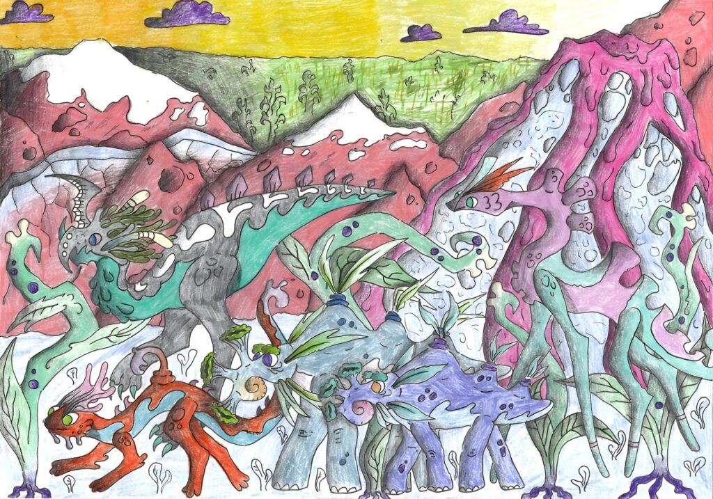 I Praca konkursowa – NA MUR BETON (100 x 70 cm) – 1